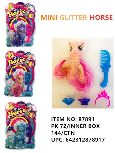 MINI GLITTER HORSE