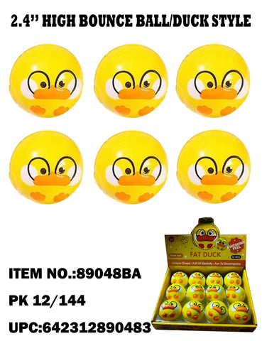 Bouncy Fat Duck Ball 12/144PCS
