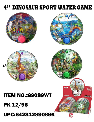 4" Dinosaur World Water Game