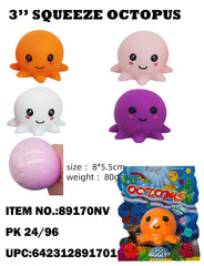 Squeeze Cartoon Octopus