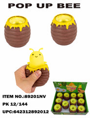 Squeeze Pop up Bee with Honey Jar