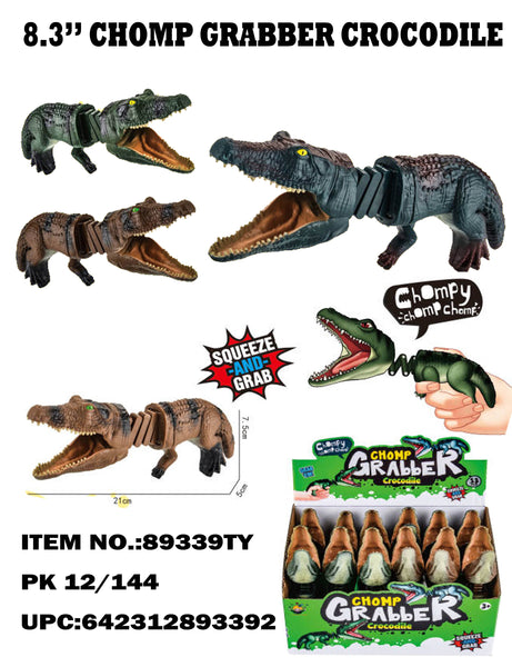 Stretch Out & Draw Back Chomp Grabber Crocodile
