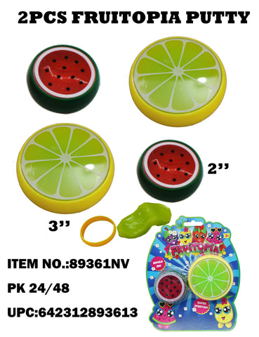Mixed Fruit Slices Putty