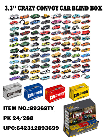 1:64 Assorted Crazy Convoy Car Blind Box