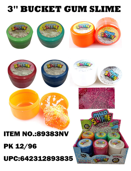 Bucket Gum Slime w/ Snowflake Particle