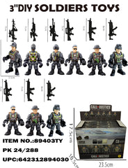 3" DIY Call of Justice Black Sea Operation Soldier