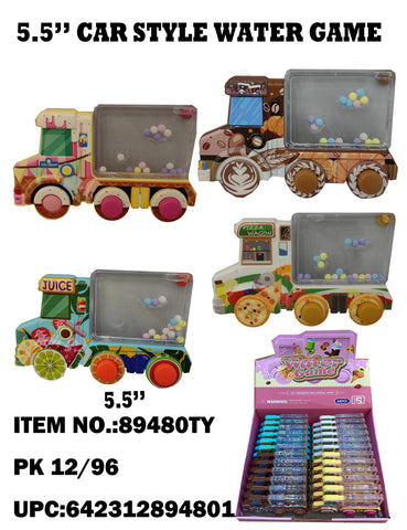 5.5" Handheld Beverage Truck Water Game 24/96PCS