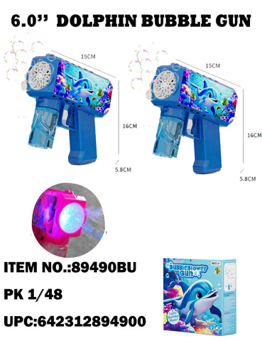 6.3" Dolphin & Nemo Bubble Gun (Battery Not Included)