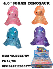 3" Squishy Glitter Sugar Friend/Dinosaur