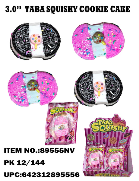 TABA Squishy Wire-Drawing Oreo Cookie with Lollipop