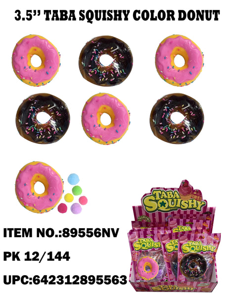 TABA Squishy Gummy Colorful Donut