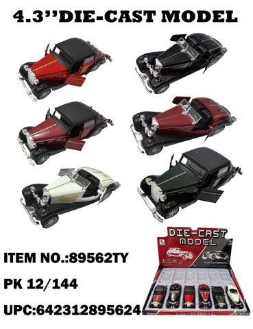 4.3" Die-Case Classical Friction Vehicles