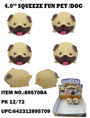4“ Flour Squeeze Pug Ball