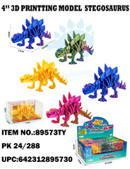 4" 3D Printing Stegosaurus