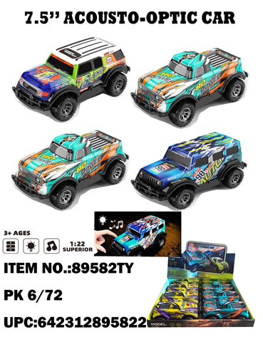 7.5" Light & Sound Inertial Jeep & Pickup