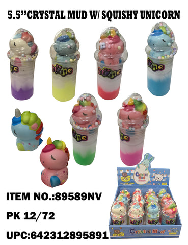 5.5" Cute Unicorn Putty