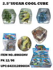 Squishy Glitter Sugar Toy/Tropical Fish in Ice Cube