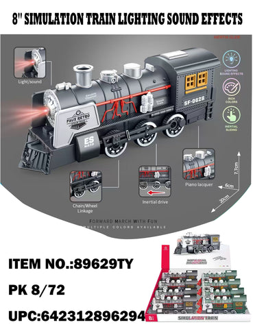 8" Inertia Train with Lighting Sound Effect