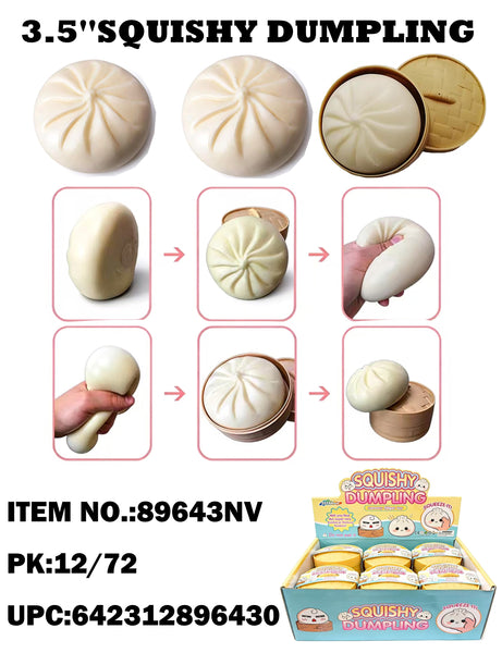 3.5" Steamed Stuffed Bun in Steamer