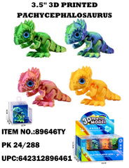 3.5” 3D Printed Pachy Dinosaur 24/288PC