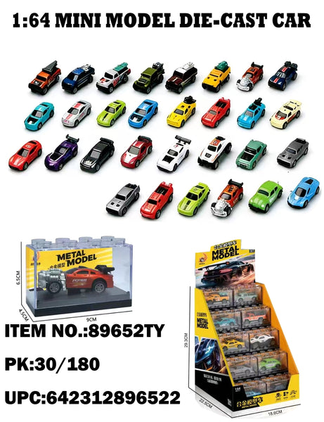 1:64 Mini Model Die Cast Friction Car