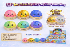 3.5" Squishy Two Tone Mystery Dumpling with Steamer