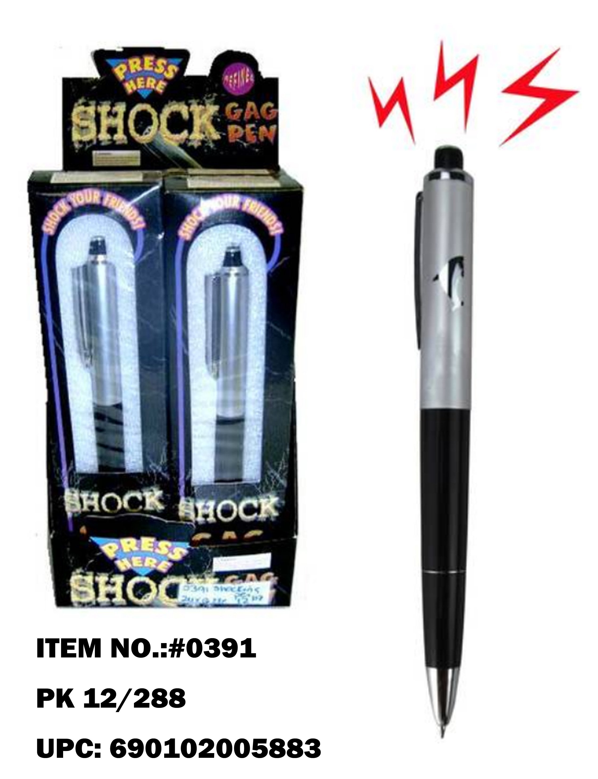 Prank Shock Pens - Electric Shocking Pen and Marker Set of 2