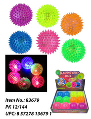 3" Bounce Ball with Squeeze Sound 12/144pcs
