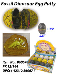 FOSSIL DINOSAUR EGG PUTTY
