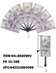 $100 BILL MONEY HAND FAN