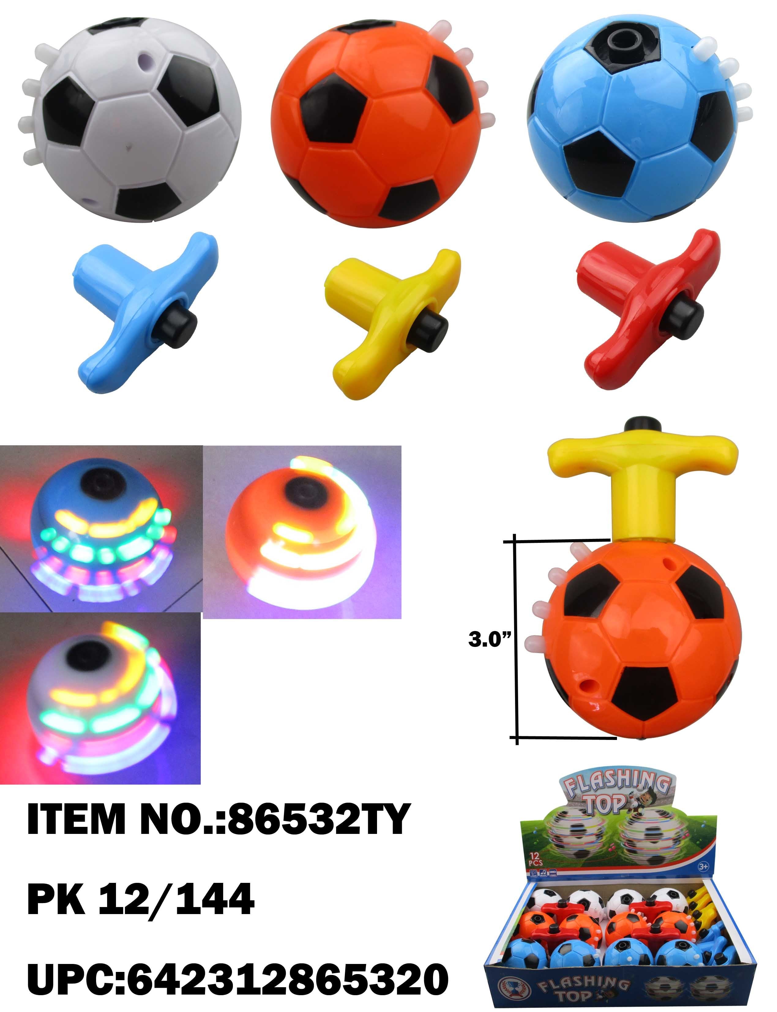Light up spinning top soccer ball toys on sale