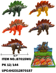 6.25" W/U  WALKING STEGOSAURS