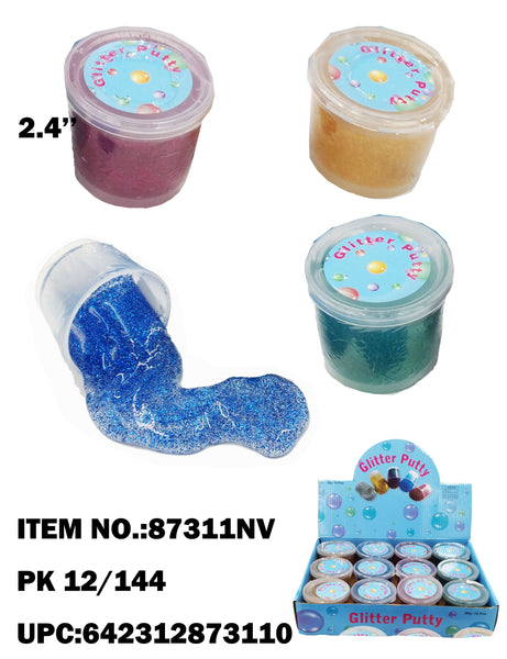 2.5" GLITTER SLIME PUTTY