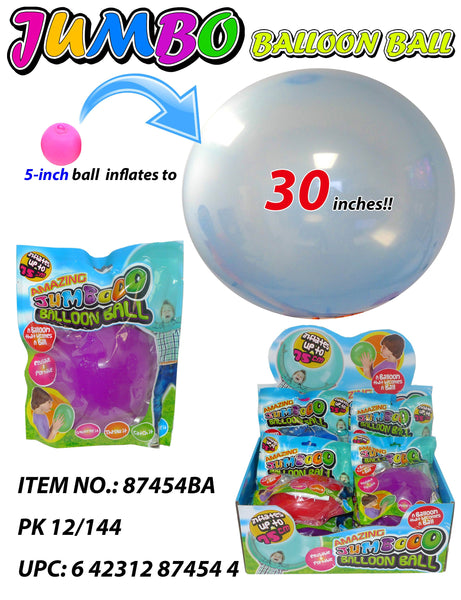 JUMBO BLOW BALLOON BALL 12/144PCS