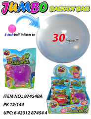 JUMBO BLOW BALLOON BALL 12/144PCS