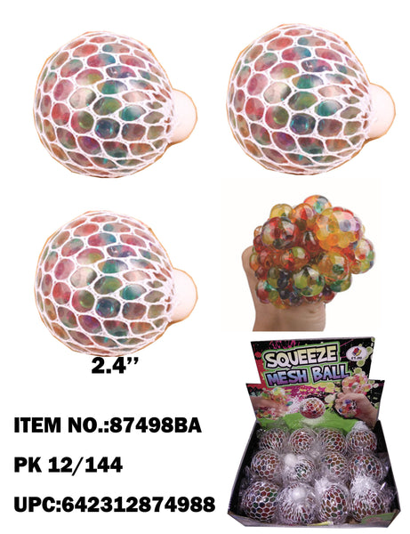 2.5" RAINBOW GRAPE SQUEEZE BALL