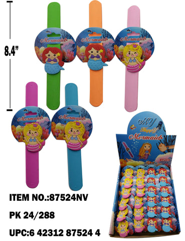 ASSORTED MERMAID SLAP BRACELET
