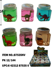 3" ASSORTED DINOSAUR PUTTY