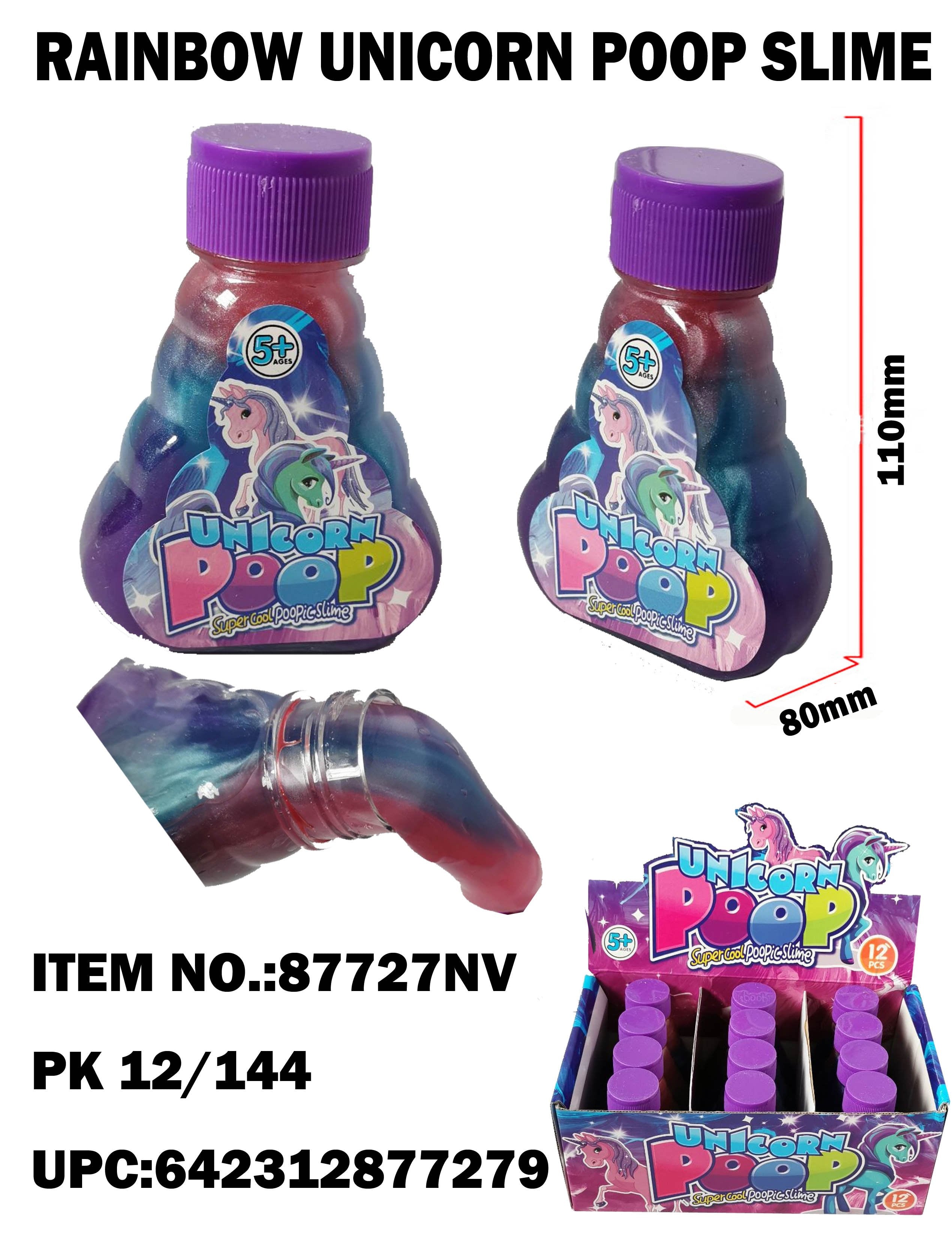 50 GRAMS RAINBOW UNICORN SLIME POOP