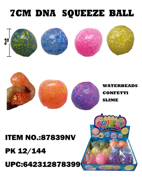 4" Sticky, Stretch, Splat, DNA Ball