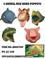 ANIMAL MIX HAND PUPPETS