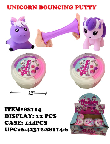 3 COLOR MIX  UNICORN HI-BOUNCING PUTTY