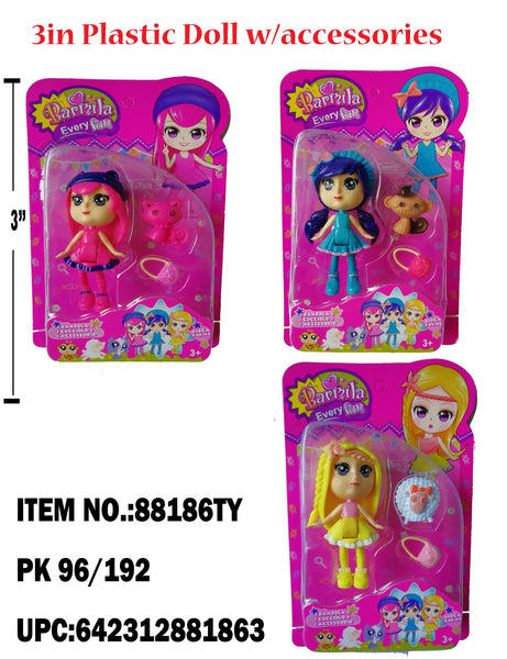 Plastic Doll with Accessories
