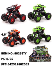 6"x5" Pullback Graffiti Off-Road Suspension Truck