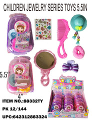 6PCS Girls Jewelry Series Toy BOX