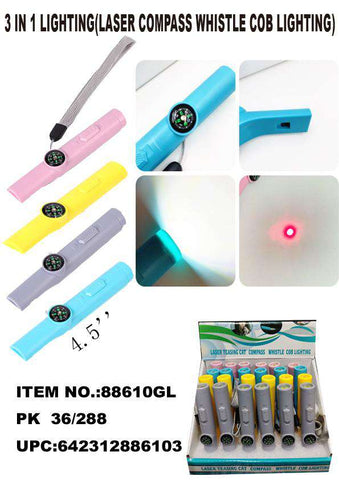 FLASHLIGHT W/LASER