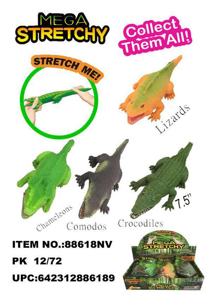 7.5"MEGA STRETCHY CRAWL CREATURE 4 MIXED