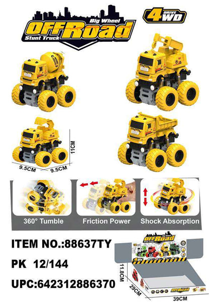 4WD 360° OFF ROAD TUMBLE STUNT TRUCK/CONSTRUCTION