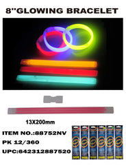 8" GLOWING THICK BRACELET