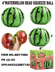 5 INCH GIANT WATERMELON SQUEEZE BALL